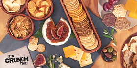 Sesmark Mini Rice Crackers Simply Salted ingredients label highlights sesame-based crunch