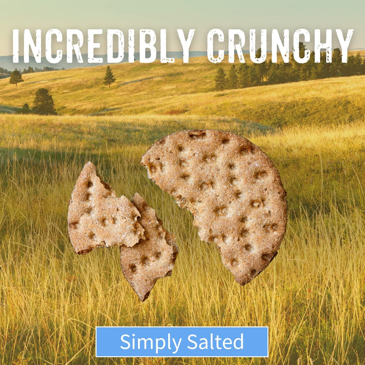 Sesmark Mini Rice Crackers Simply Salted six-pack emphasizes convenient gluten-free snacking