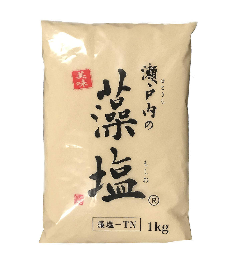 Setouchi No Moshio seaweed salt bottle enriches steaks with subtle umami
