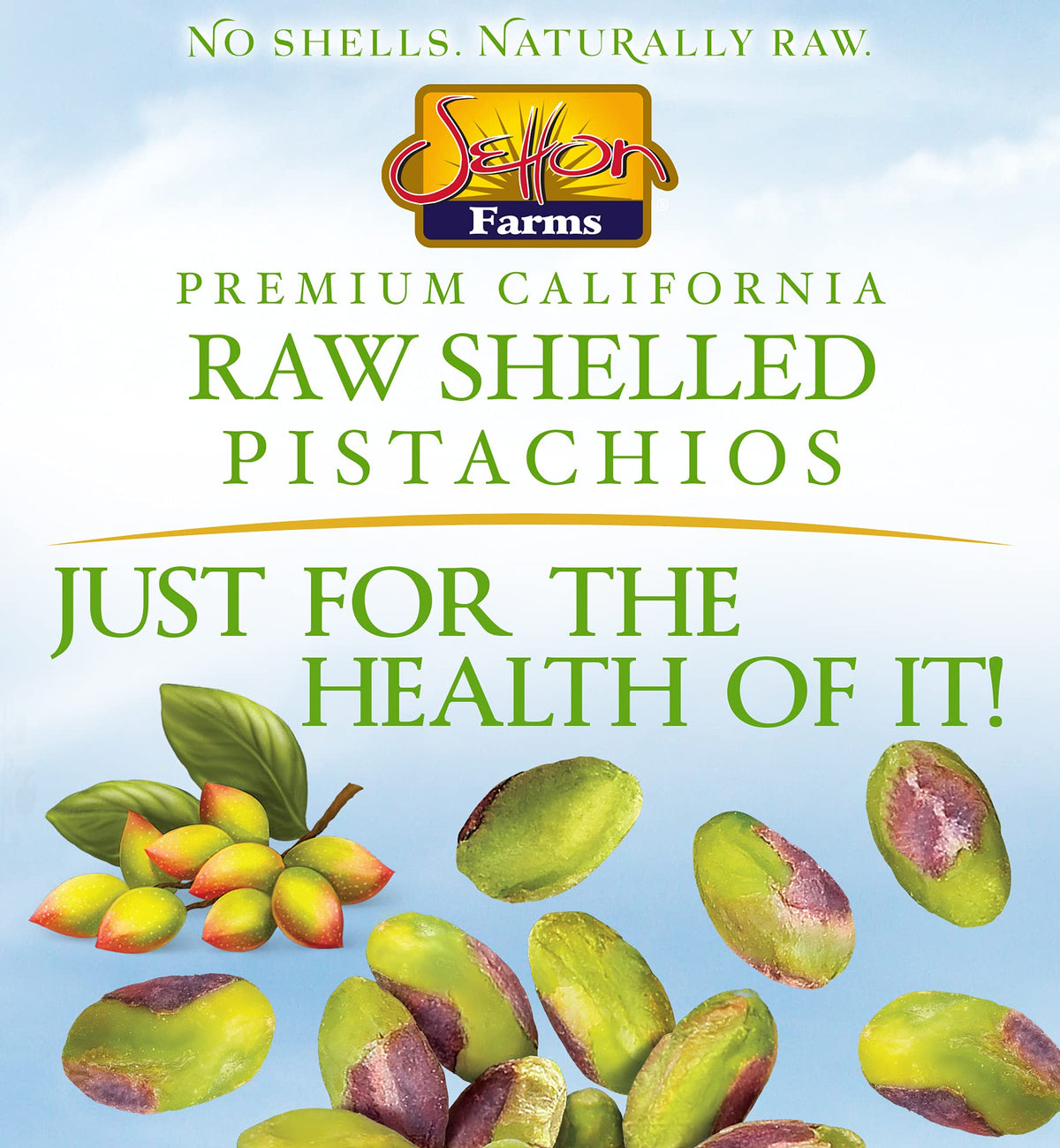 Setton Farms packaging front view – resealable freshness lock