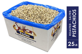 Setton Farms dry-roasted salted pistachios with rich flavor for on-the-go snacking