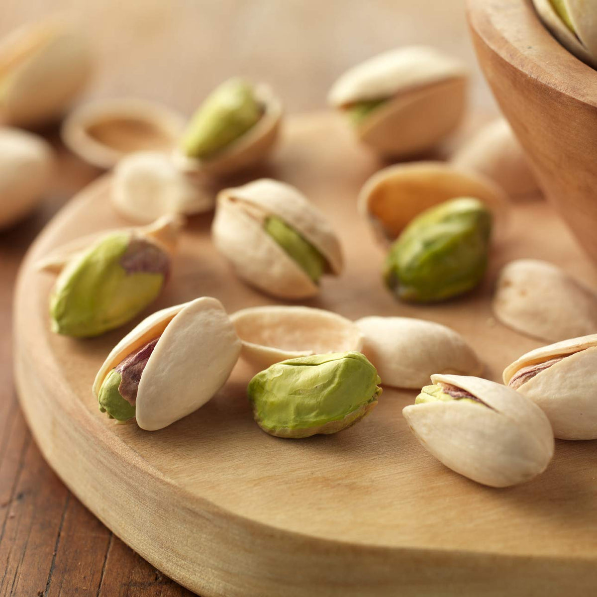 Setton Farms pistachios in a gift burlap bag, perfect for gifting.