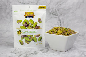 Setton Farms pistachios on shelf – pantry staple