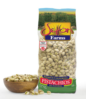 Setton Farms pistachios with sea salt offer crisp texture for on the go.
