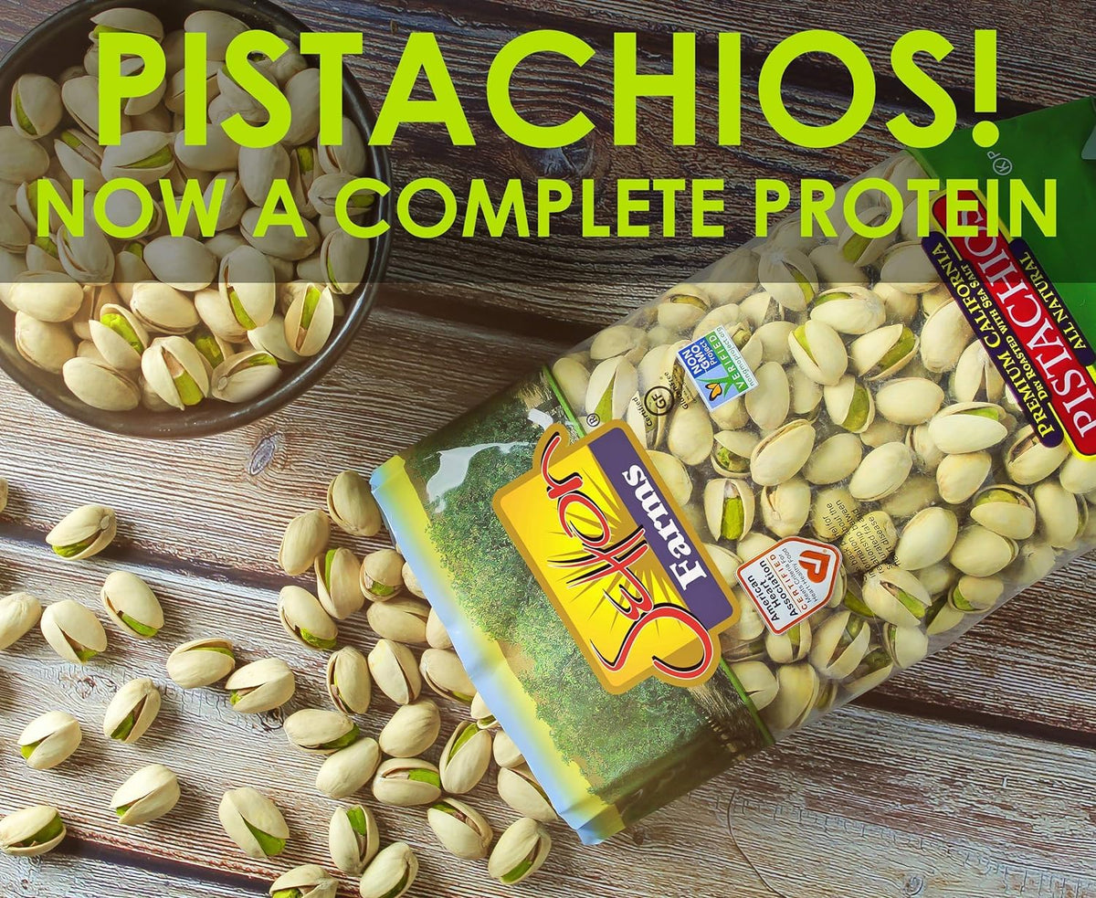 California pistachios from Setton Farms deliver classic nuttiness with sea salt.