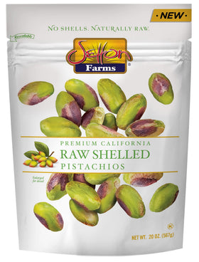 Setton Farms shelled pistachios 20oz pouch, quick heart-healthy snack