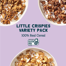 Close-up of Little Crispies crunchy bites highlighting texture