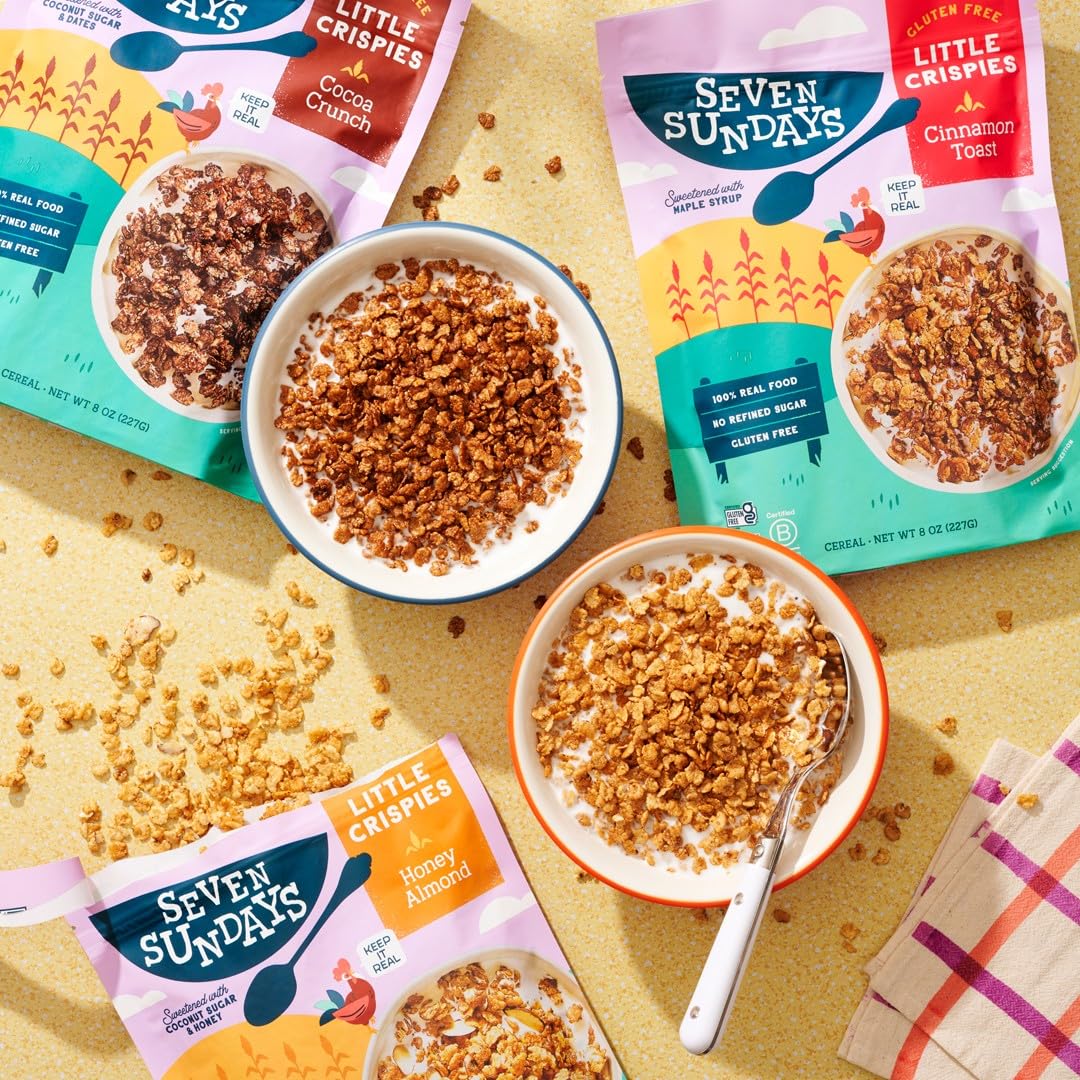 Lunchbox-ready Little Crispies serving idea with yogurt