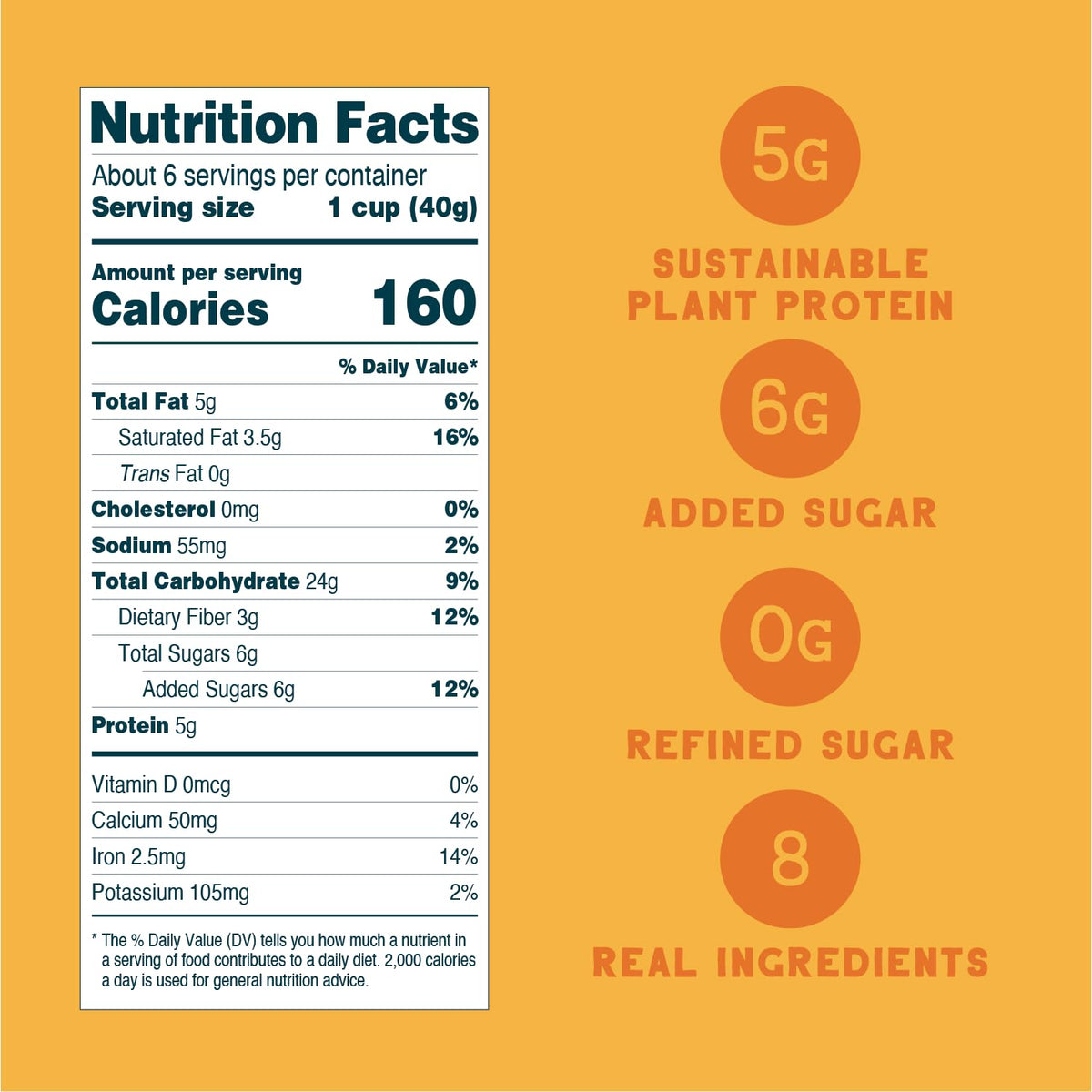 Seven Sundays Oat Protein Cereal packaging—gluten-free, vegan, Non-GMO choice for clean eating.