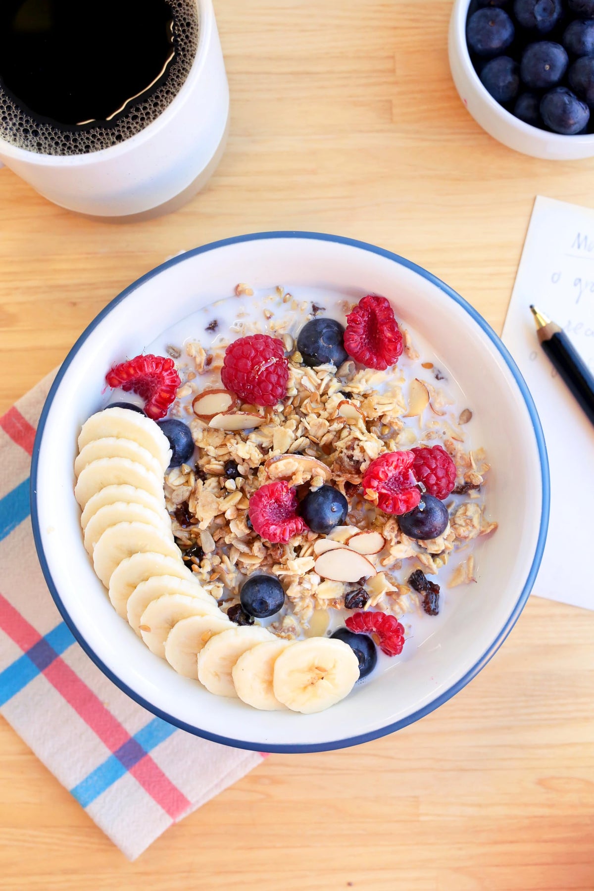 Seven Sundays Muesli as overnight oats, ready in the morning.