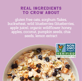 Seven Sundays Wild and Free blueberry chia muesli bowl with milk