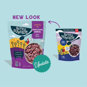 Seven Sundays Real Berry close-up shows berries' natural color and fruit notes.