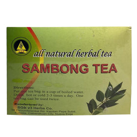 SGB Herbs Sambong Tea glass cup: inviting aroma and comforting flavor