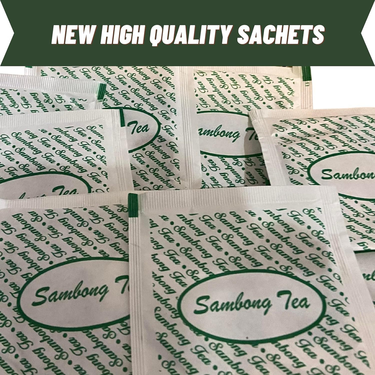 SGB Herbs Sambong Tea packaging: premium all natural herbal tea for daily moments