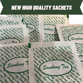 SGB Herbs Sambong Tea packaging: premium all natural herbal tea for daily moments