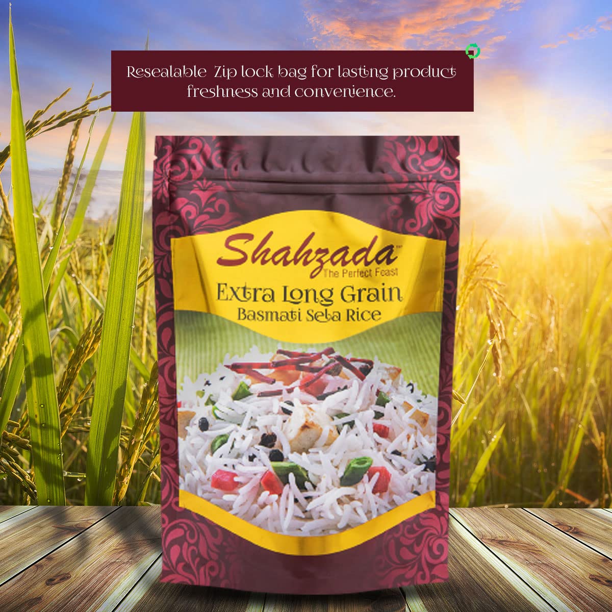 Shahzada Basmati Sela dish served elegantly kitchen-ready