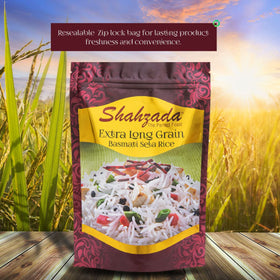 Shahzada Basmati Sela dish served elegantly kitchen-ready