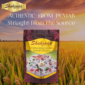 Shahzada Basmati Sela rice origin from Punjab authentic heritage