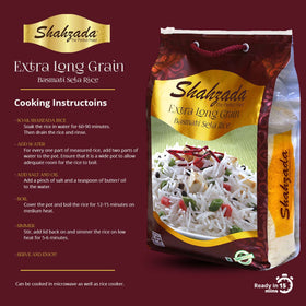 Shahzada Basmati Sela Rice halal and kosher certified label