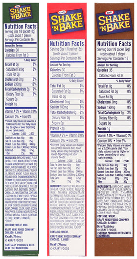 Shake N Bake Original Chicken 4.5oz coating for versatile meals.