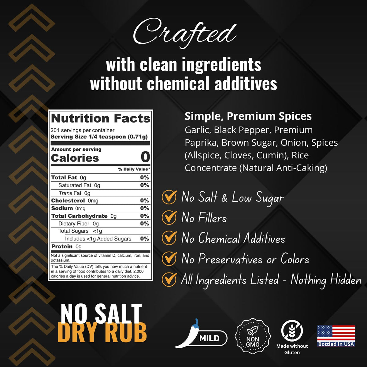 Shake to Elevate label close-up highlights clean ingredients and transparency.