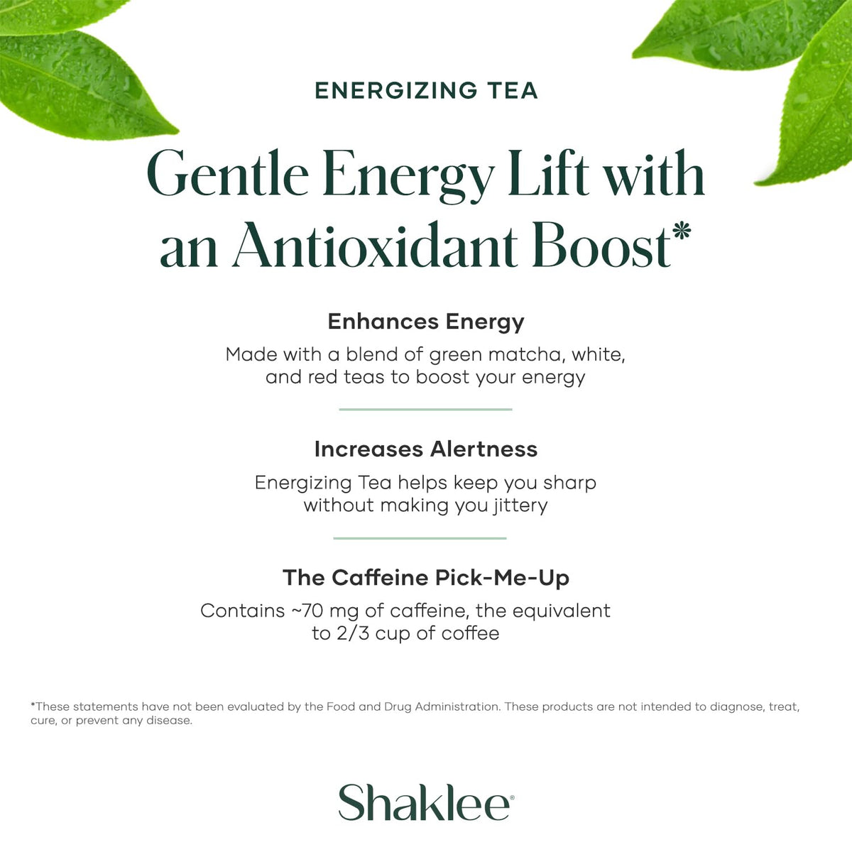 A cup of Shaklee Energizing Tea ready for you to enjoy