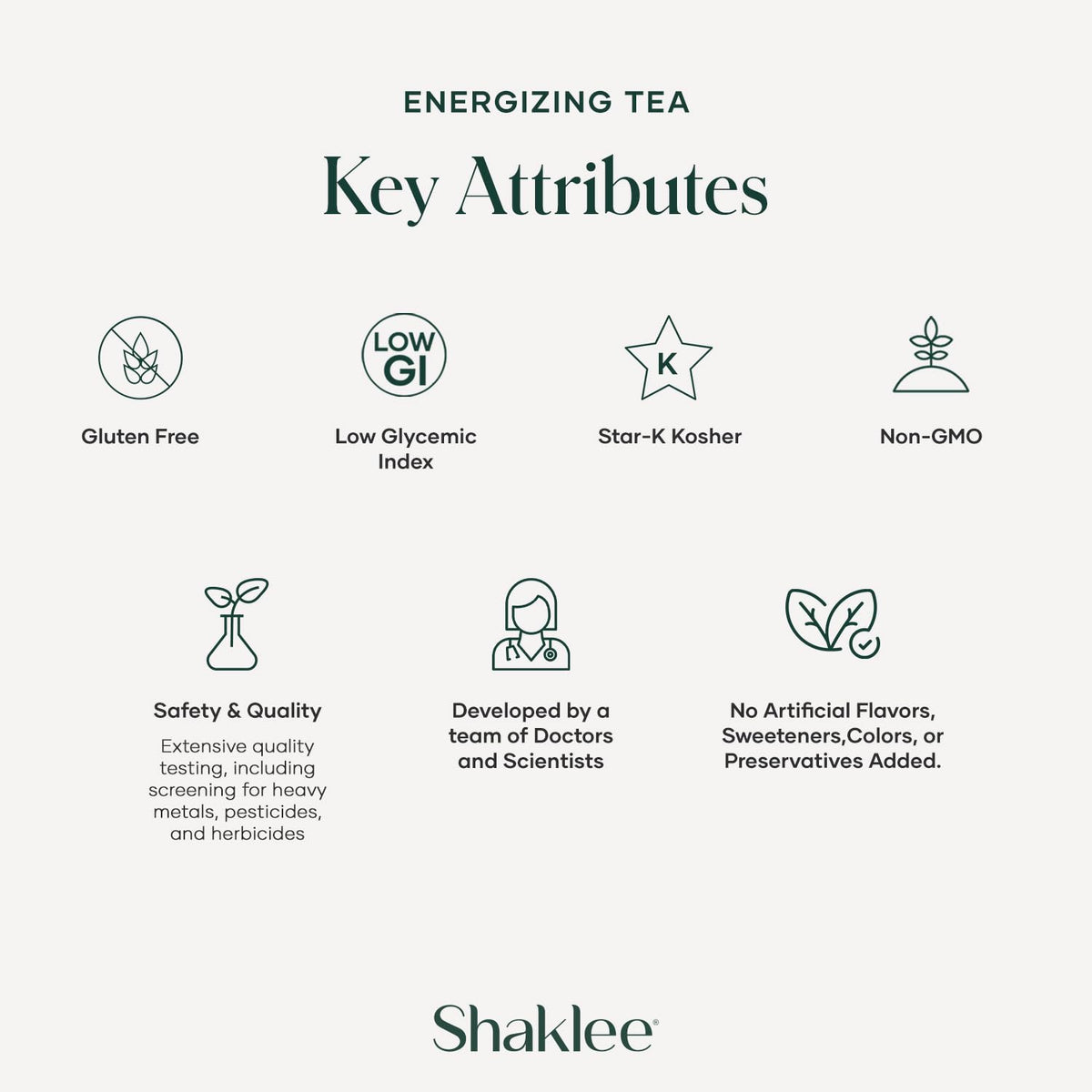 Iced glass featuring Shaklee Energizing Tea refreshing beverage