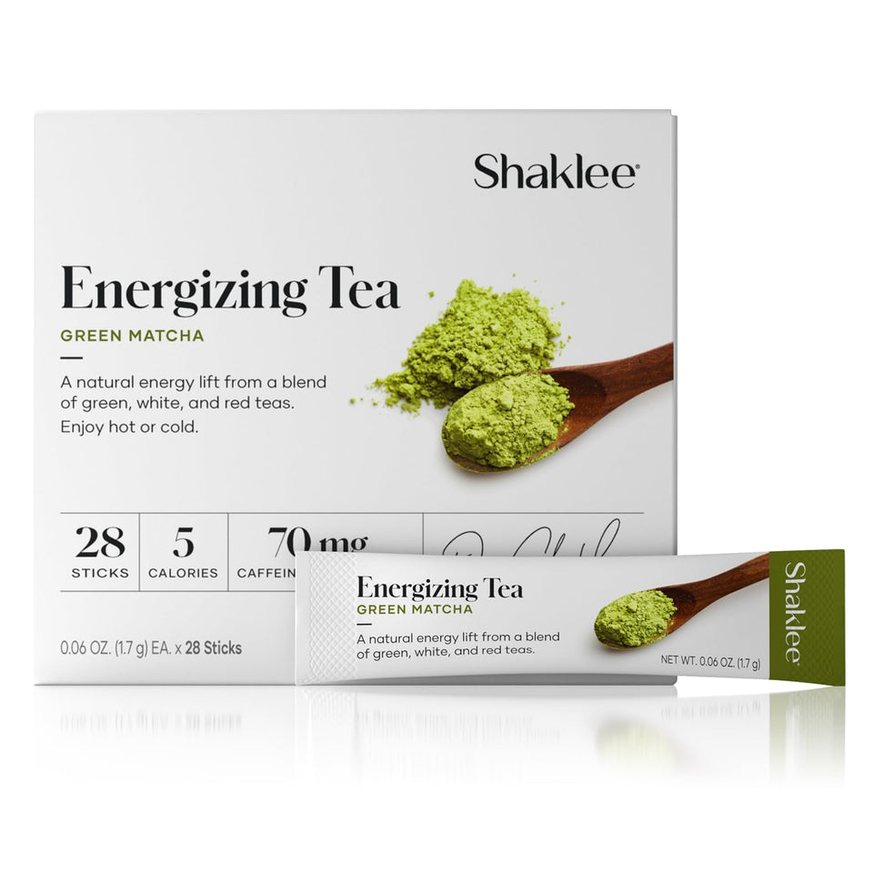 Shaklee Energizing Tea packets ready for on-the-go energy and simple prep
