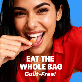 Shameless Fiber-Rich Snacks, 26g fiber per bag supports daily fiber intake.