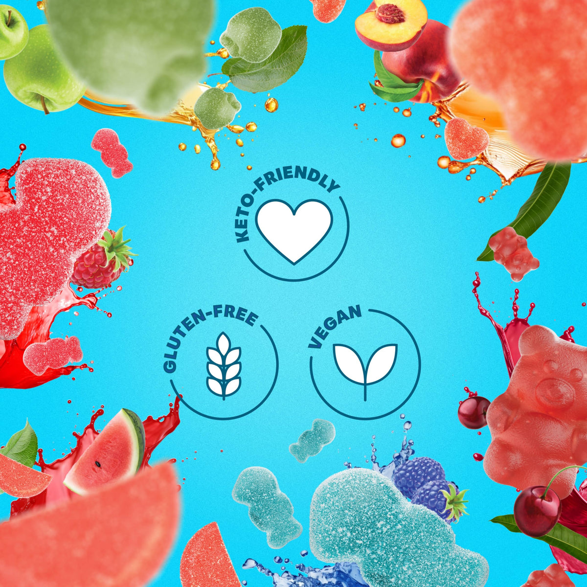 Shameless Snacks Red Raspberry Sour Scouts gummies with tangy berry flavor.