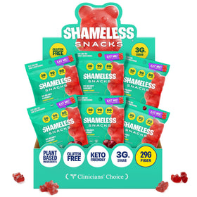 Shameless So Beary Cherry bears in package highlight bold flavor and keto-friendly snacking