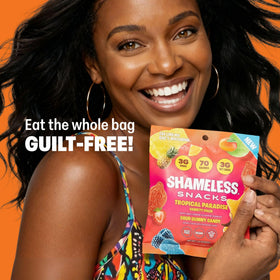 Keto-friendly Shameless Tropical Paradise with 3g net carbs per bag
