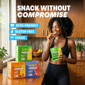 Shameless Sour Mango Madness bags showcase bold tropical flavors for on-the-go munching