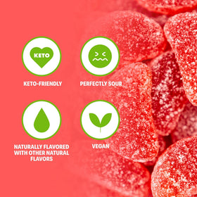 Shameless Wassup Watermelon gummies with keto-friendly 3g net carbs claim.