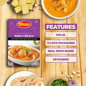 Shan Butter Chicken cooking pan, aroma builds appetizing mood