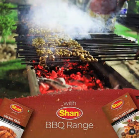Shan Chicken Tikka Masala Mix back-of-box with simple cooking steps