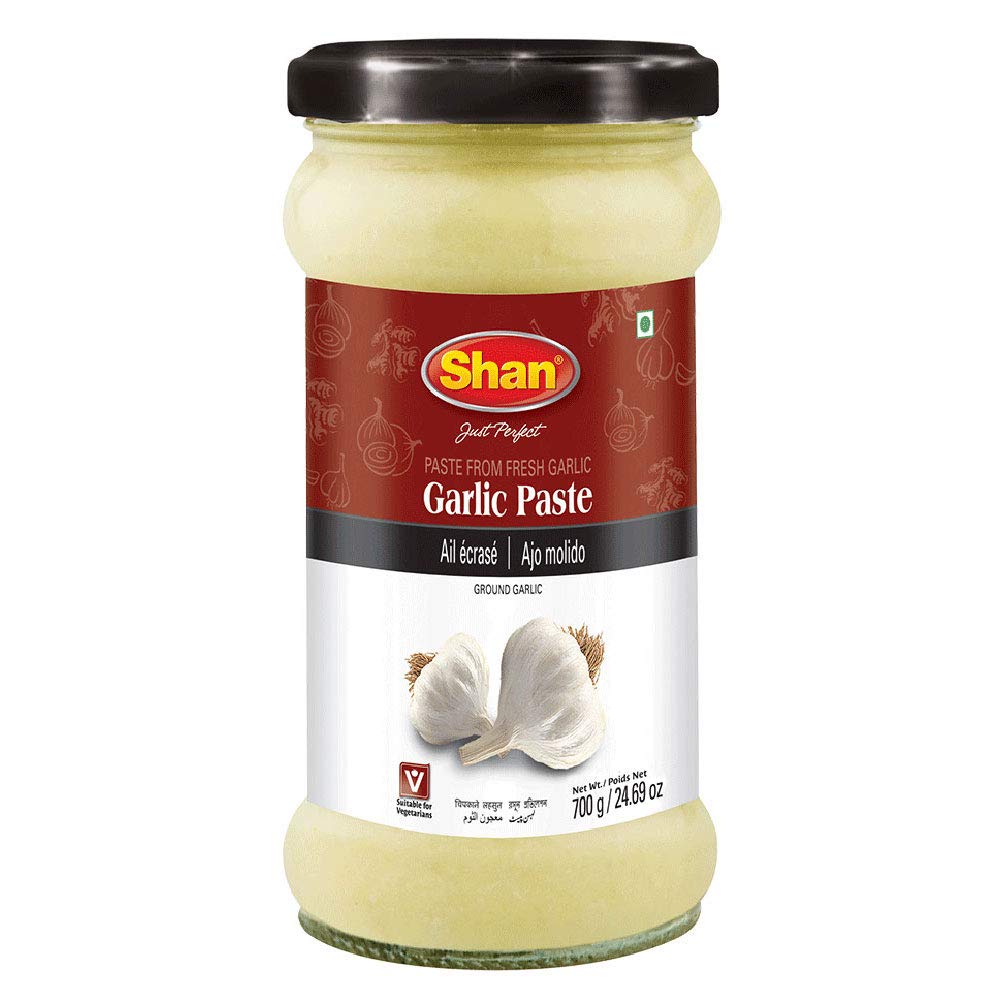 Shan Garlic Paste jar ready for quick weeknight meals.