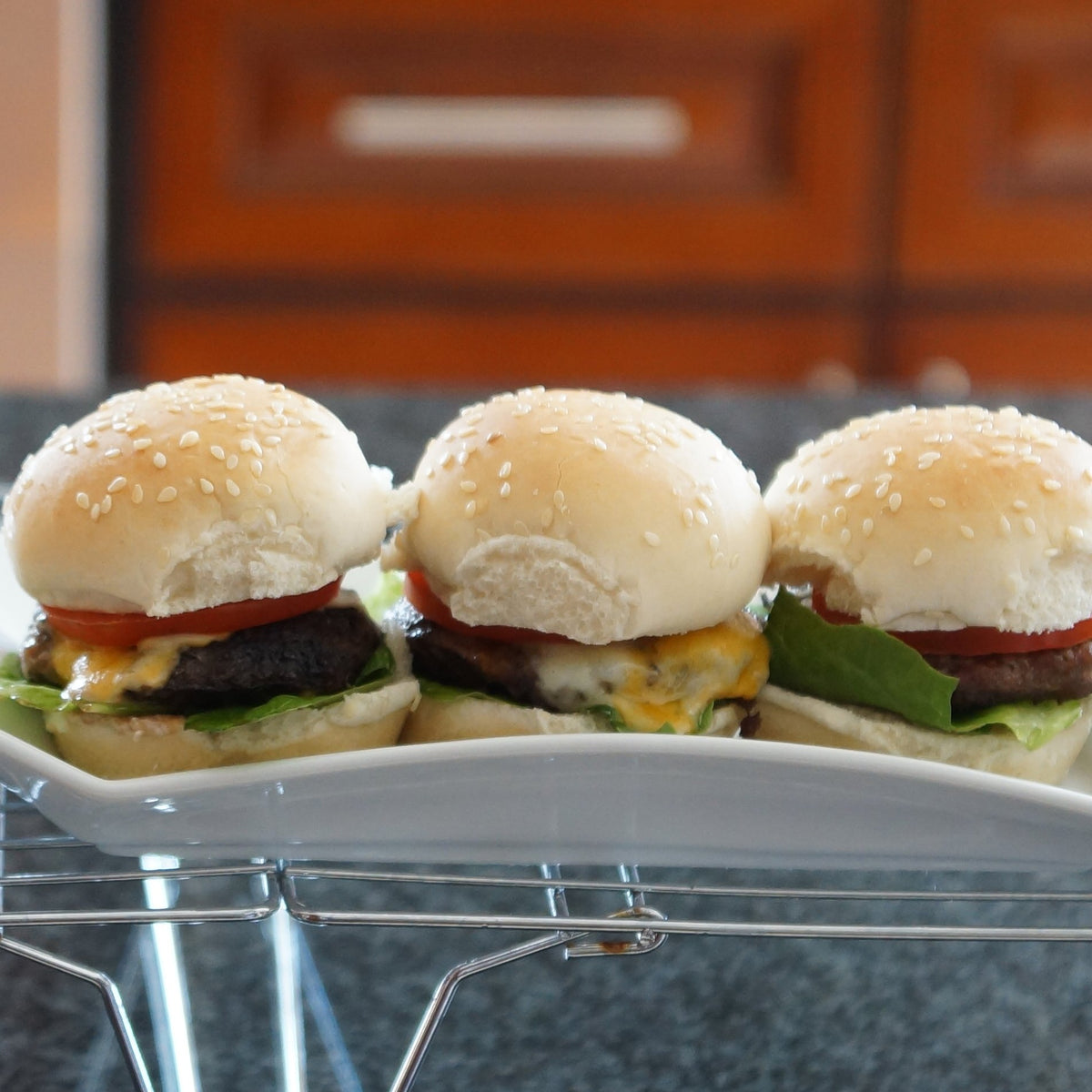 Shape+Store Burger Master Sliders lid seals each patty to prevent freezer burn