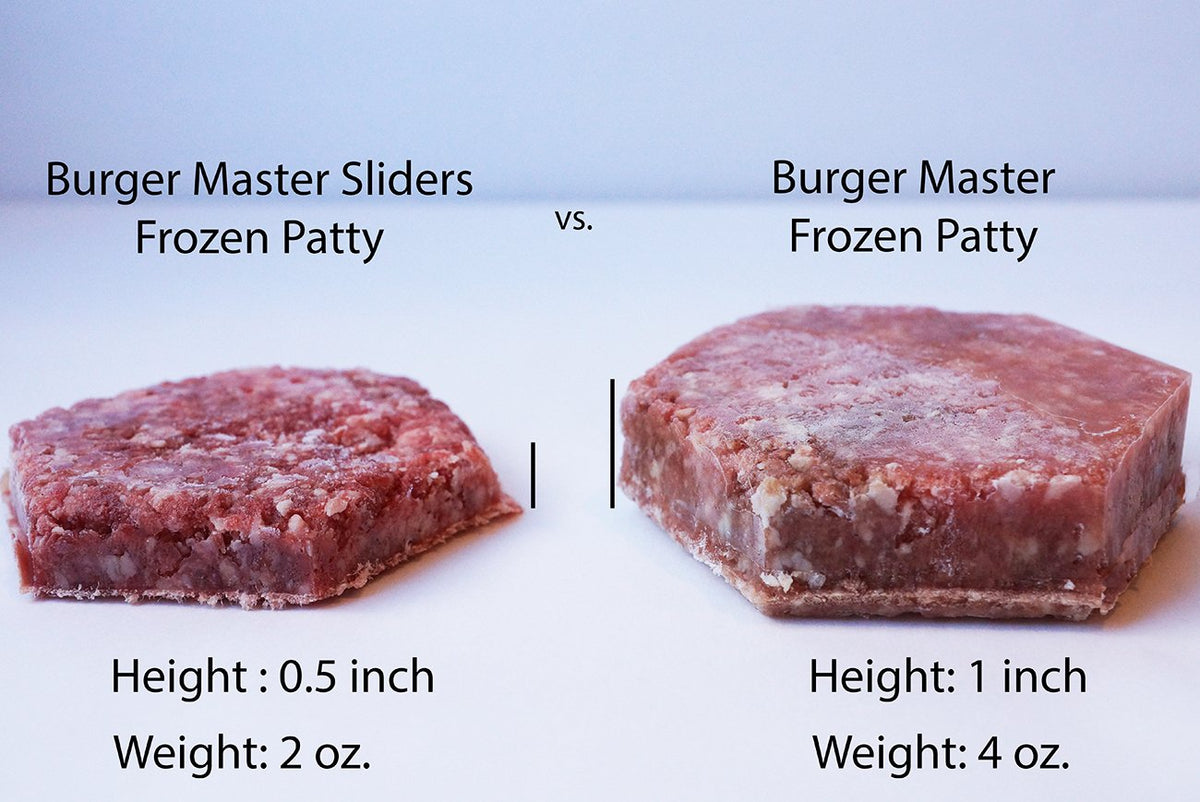 Shape+Store Burger Master Sliders stackable design simplifies freezer storage and quick access