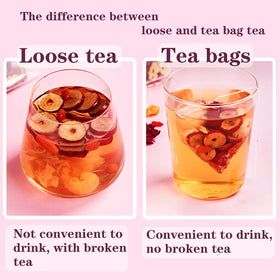 Shengmingxi longan fruit tea serving cup reveals a warm, golden infusion.