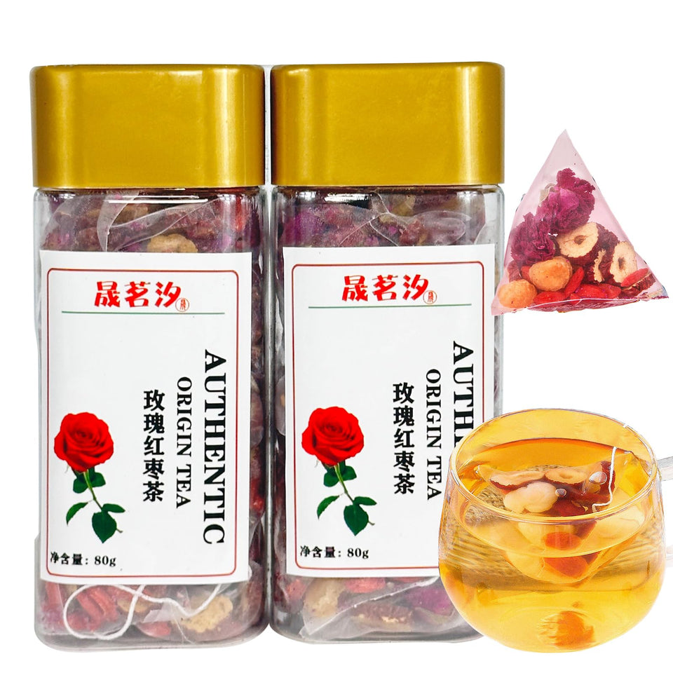 Shengmingxi longan red date tea bags offer a fragrant, caffeine-free daily ritual.