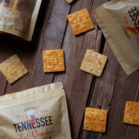 Sherman's Tennessee Hot Crackers Fiesta Pack, vibrant heat perfect for dips