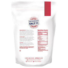 Sherpa Pink Himalayan salt fine-grain packaging ready for measured pours in daily cooking.
