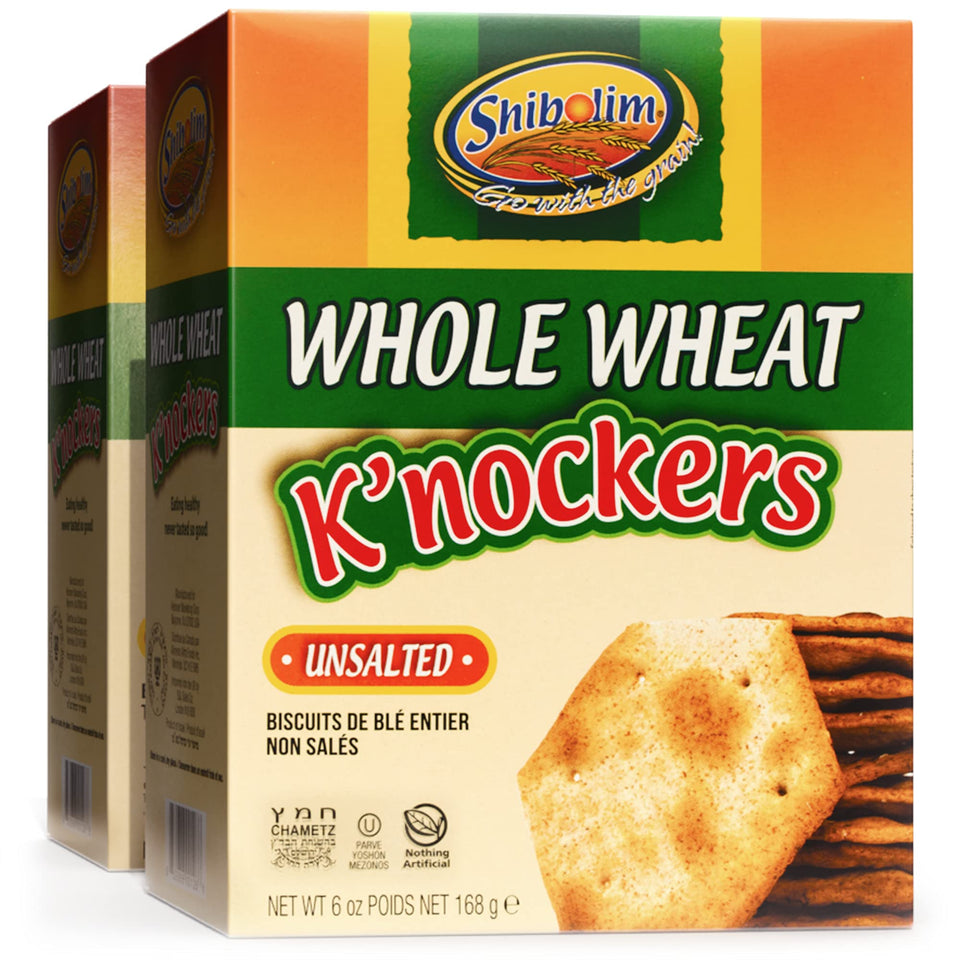 Shibolim whole wheat crackers with hexagonal shape for fun snacking