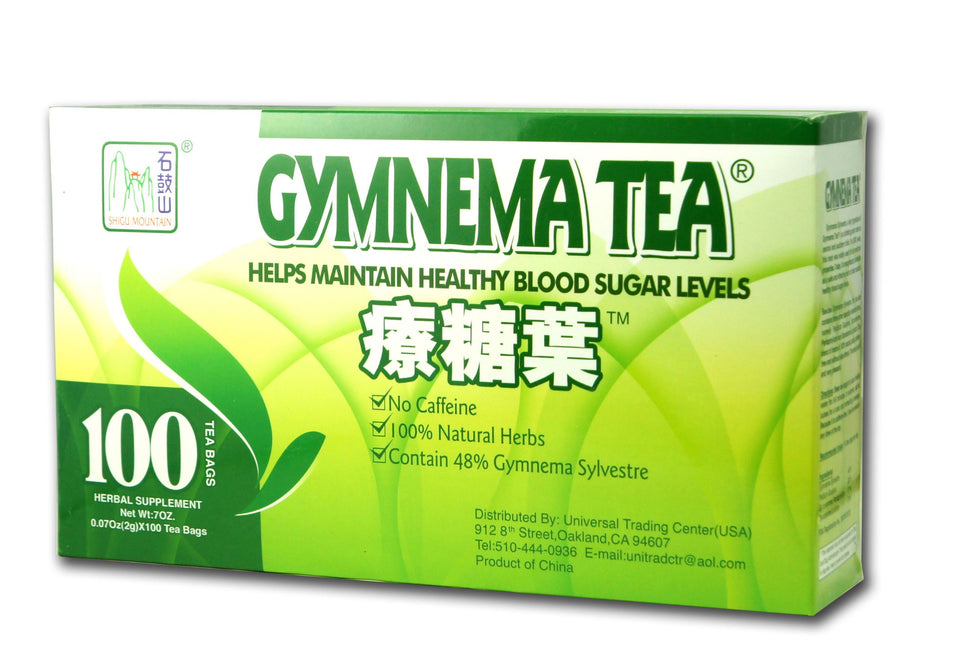Shigu Mountain Gymnema Tea bags steeping to a calming ritual that may support healthy metabolism.