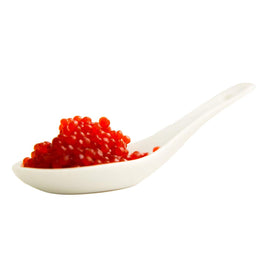 SHIKRÁN Eurocaviar sampler basket display in a designed setting