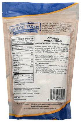 Closeup of Bran Coarse texture highlighting hearty grain