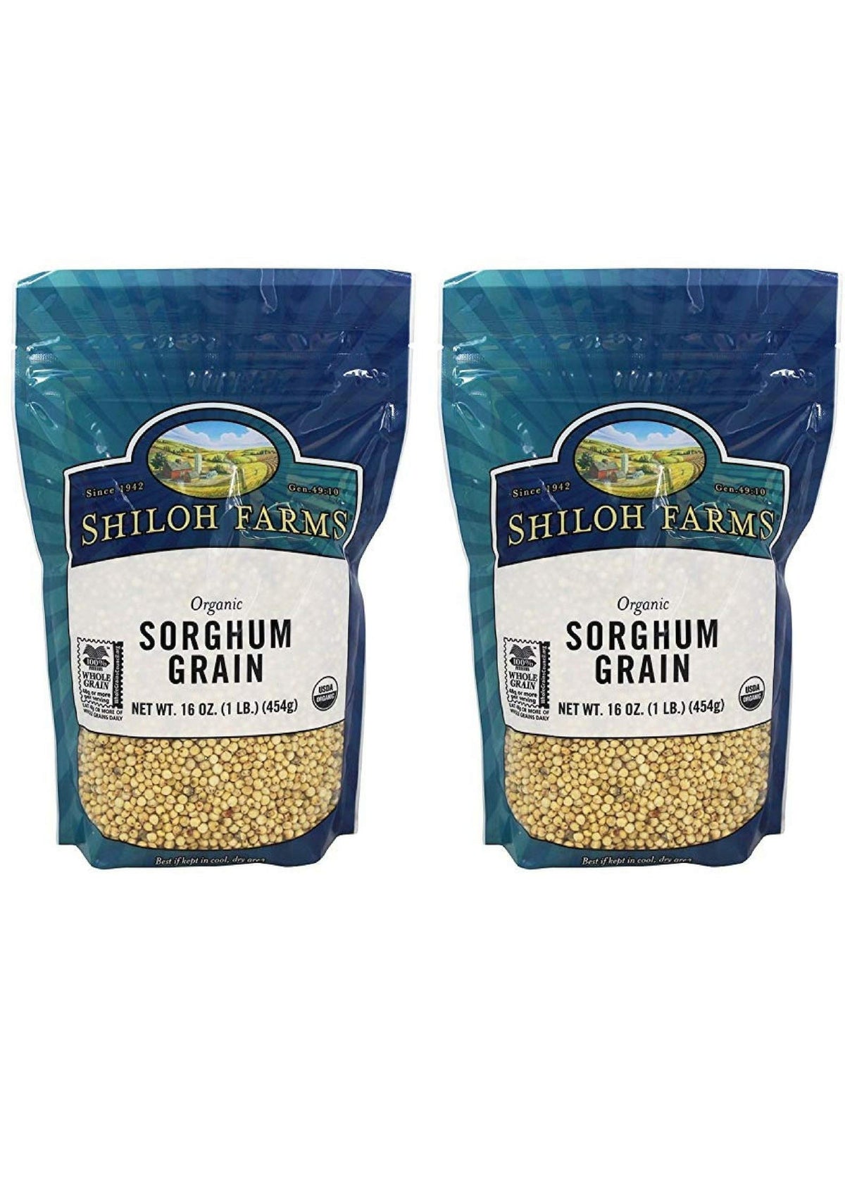 Shiloh Farms Organic Sorghum grain 2-pack bag ideal for gluten-free meals