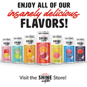ShineWater packaging indicating USA-made quality and kosher ingredients.