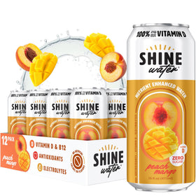 ShineWater Peach Mango bottle ready for refreshing daily hydration.